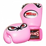 Перчатки для тайского бокса Twins Special с рисунком (FBGV-25 pink)